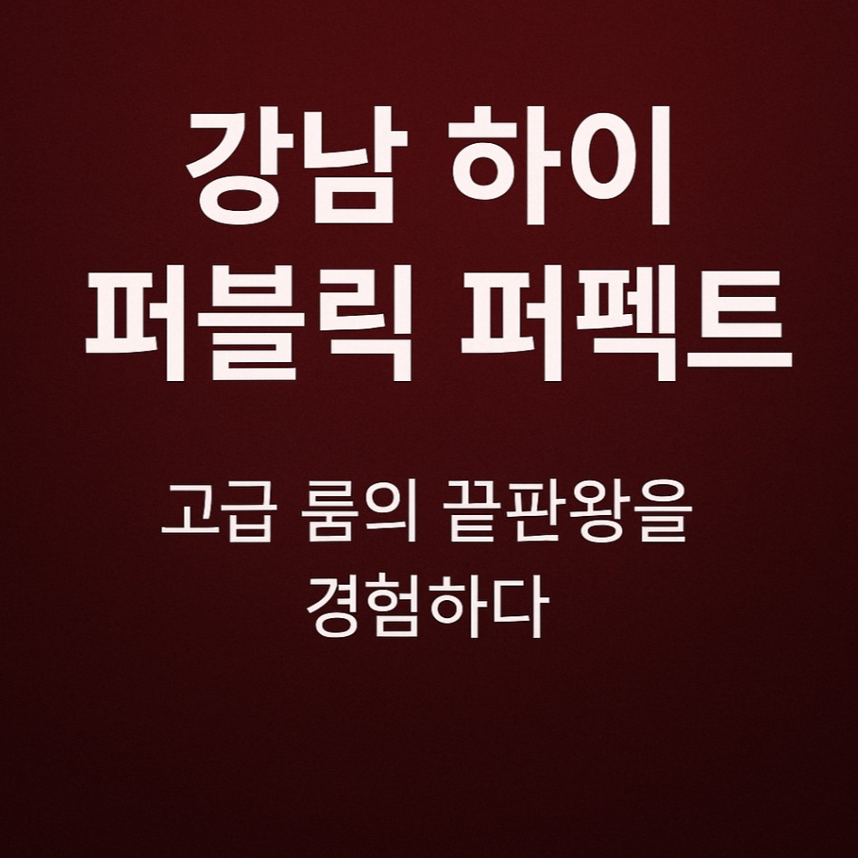 강남 하이 퍼블릭 퍼펙트